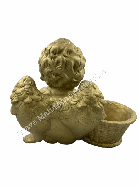 GMS-F11- Kissing Angel With A Planter