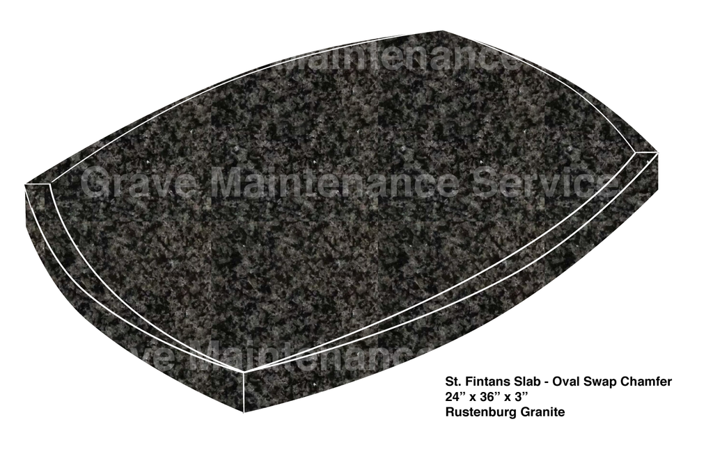 St. Fintans Lawn Slab - Oval