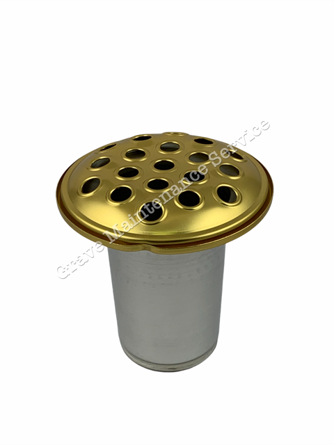 Aluminium Flower Pot - Gold (Regular 4")