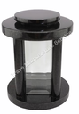GMS-L20 - Round Granite Lantern 7&quot; (Premium Black)