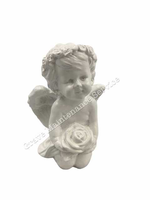 [DA13-2] GMS-F13- Angel With A Rose (Glossy White)
