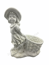 GMS-F16- Girl With A Basket (Planter)