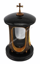 GMS-L15 Granite Lantern - BRONZE CROSS (Premium Black)