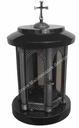 GMS-L17 Granite Lantern - DARK SILVER CROSS (Premium Black)