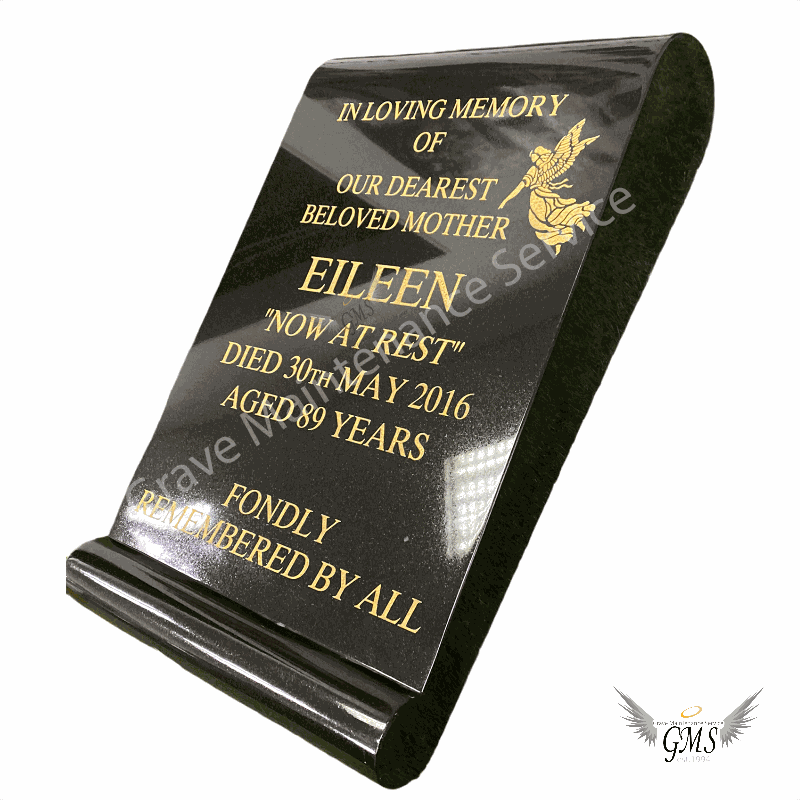 Scroll Plaque 22" x 14" x 3" (Premium Black)