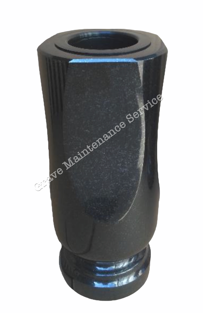 GS-V8 - Granite Vase Medium (Premium Black)