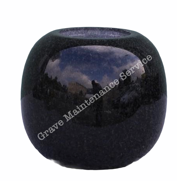 GS-K1 - Granite Vase Small (Premium Black)
