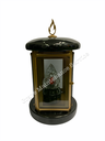 GMS-L29 Granite Lantern - GOLD FLAME (Premium Black)