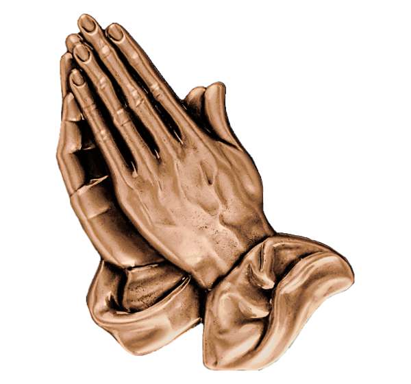 Bronze Praying Hands - Right 