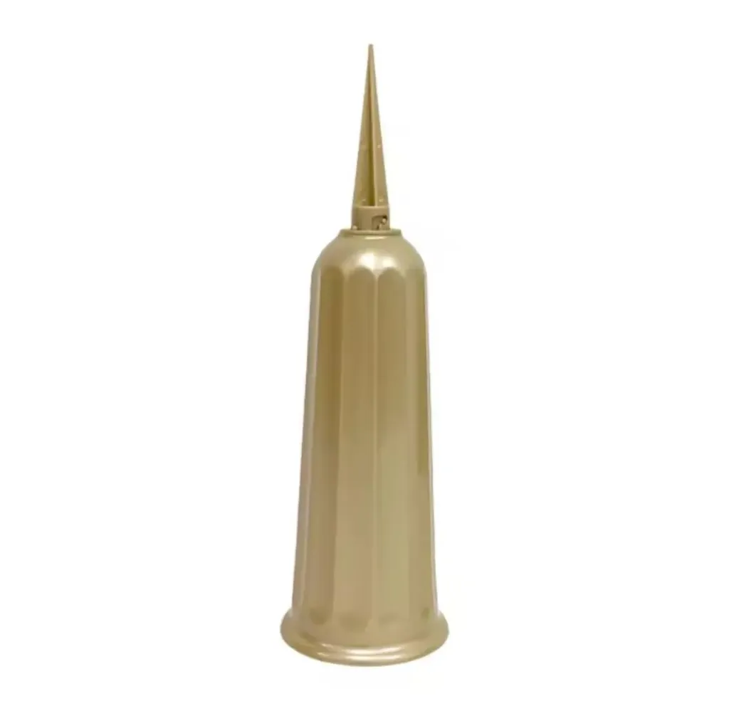 Plastic flower vase (Gold)